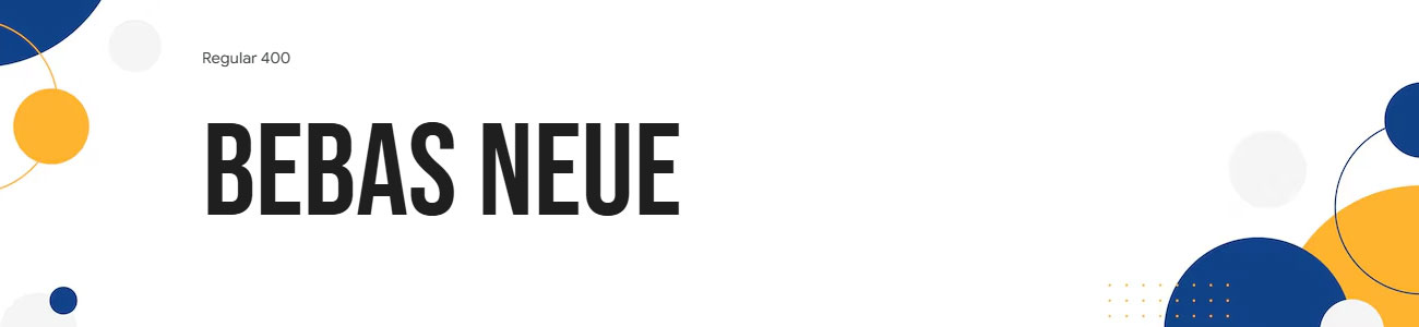 Bebas Neue Font Family Download