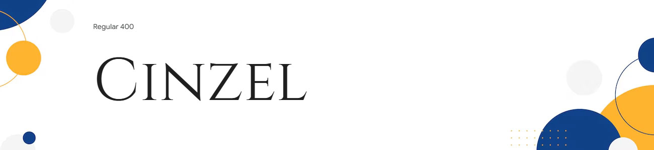 Cinzel Font Family Download