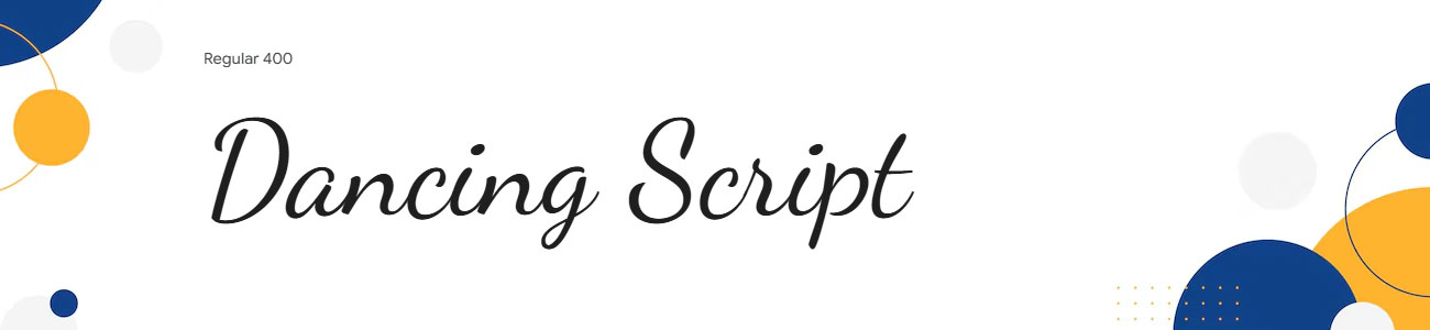 Dancing Script Family Download