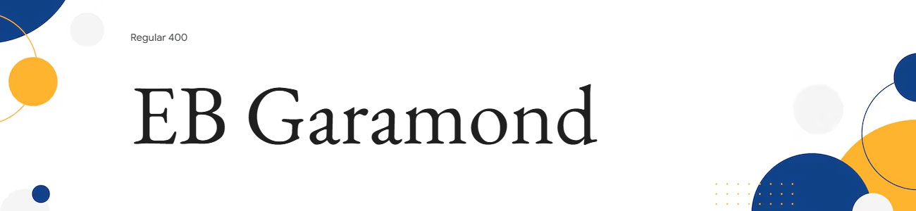 EB Garamond Font Family Download