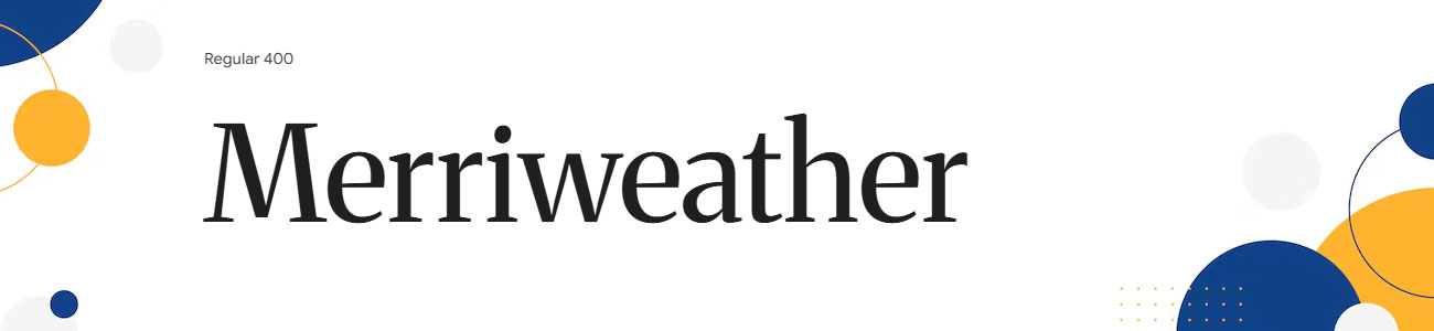 Merriweather Font Family Download