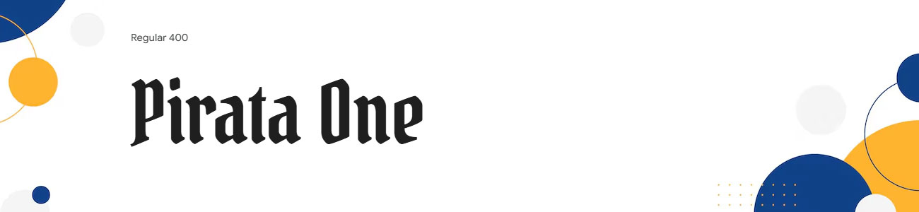Pirata One Font Family Download