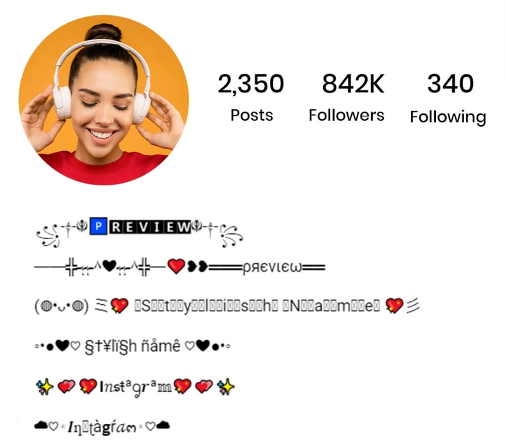 instagram font style